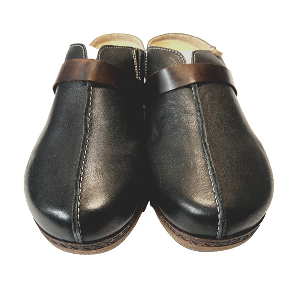 Pikolinos Granada Clogs Womens EU 40 US 9.5 Black Slip On Memory Foam Comfort - Picture 4 of 6